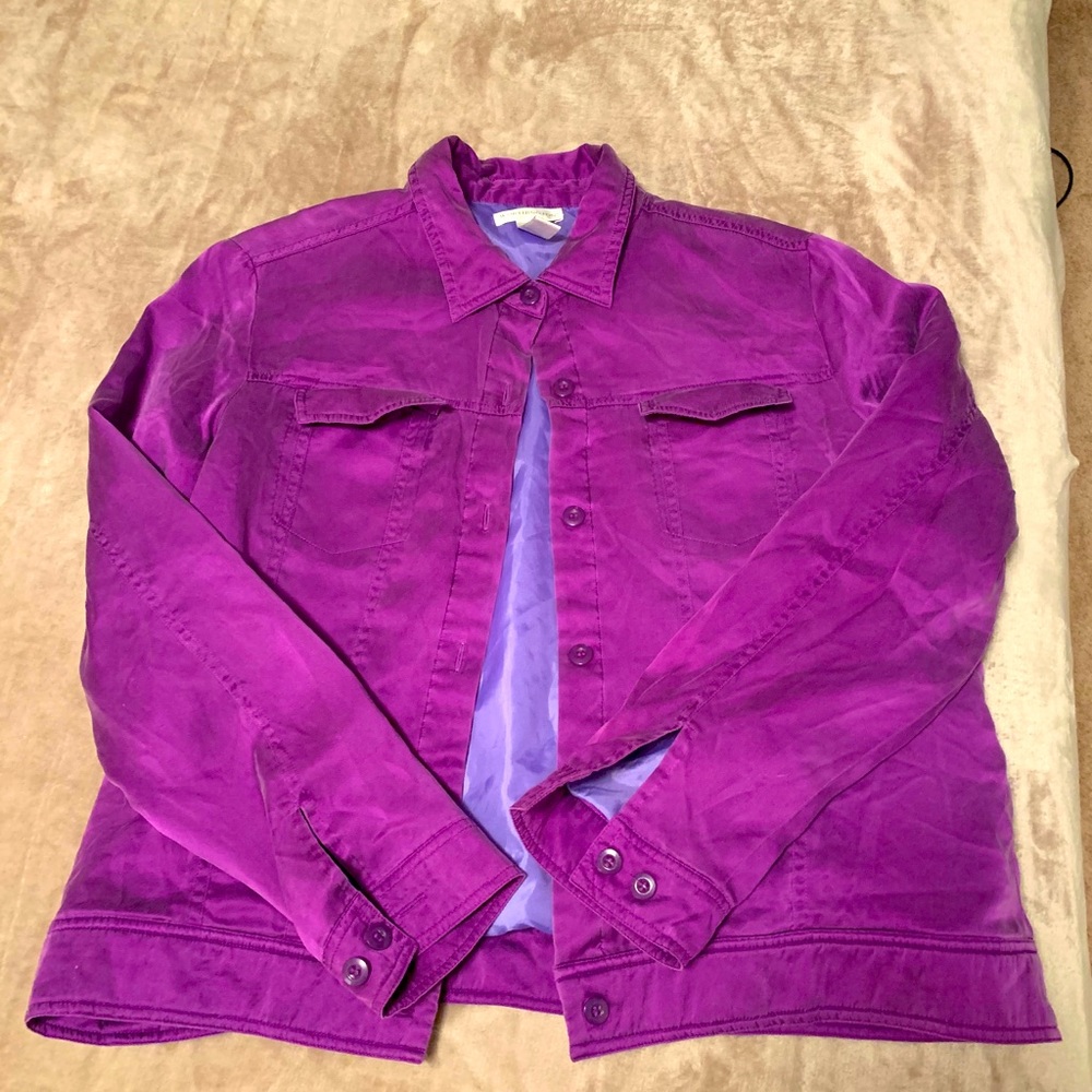 Light weight fun purple jacket